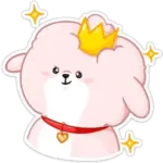 Sticker perrito-rosa-cute wp-image-62712